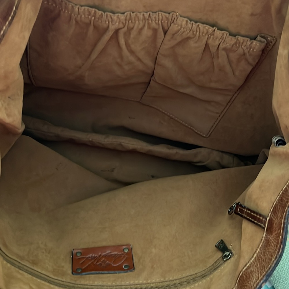 Patricia Nash tote, distressed, looking only used a couple times. - Picture 3 of 5
